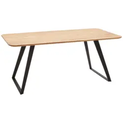 Esstisch in Holz, Metall 180/90/76 cm