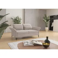 3-Sitzer-Sofa in Flachgewebe Greige
