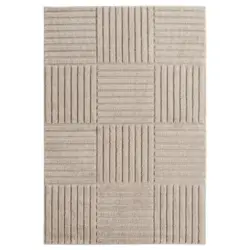 Flachwebeteppich 120/170 cm ART Beige