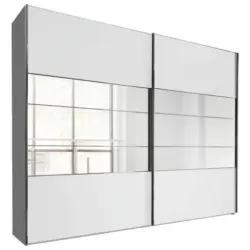 Schwebet&uuml;renschrank in Wei&szlig;