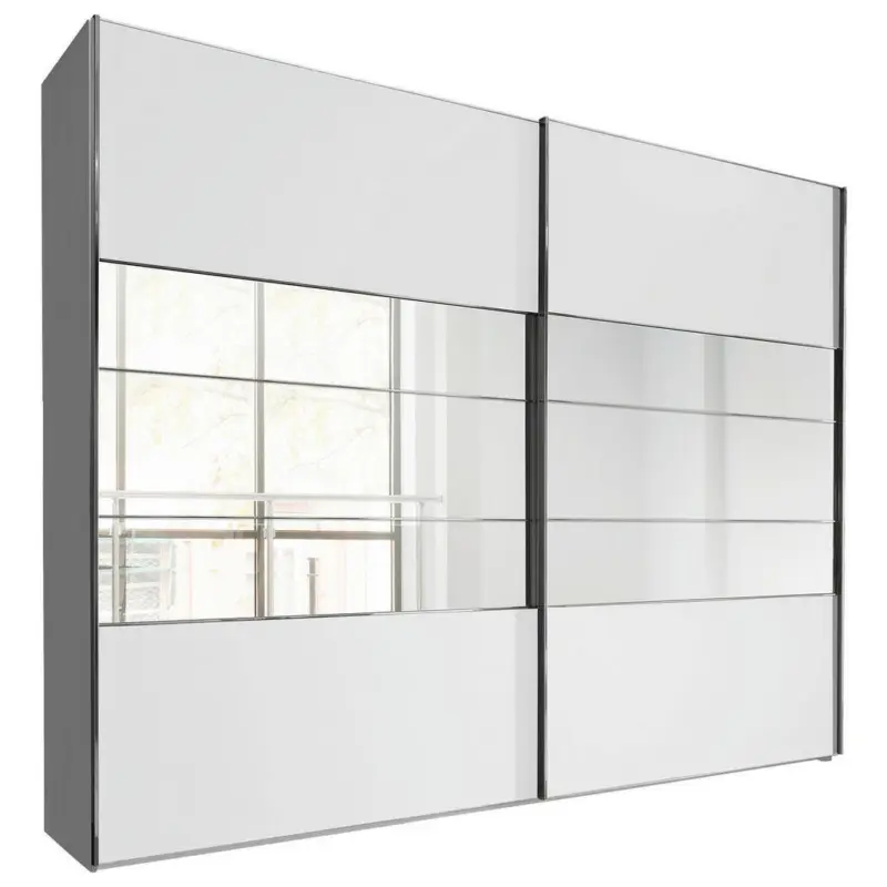 Schwebet&uuml;renschrank in Wei&szlig;