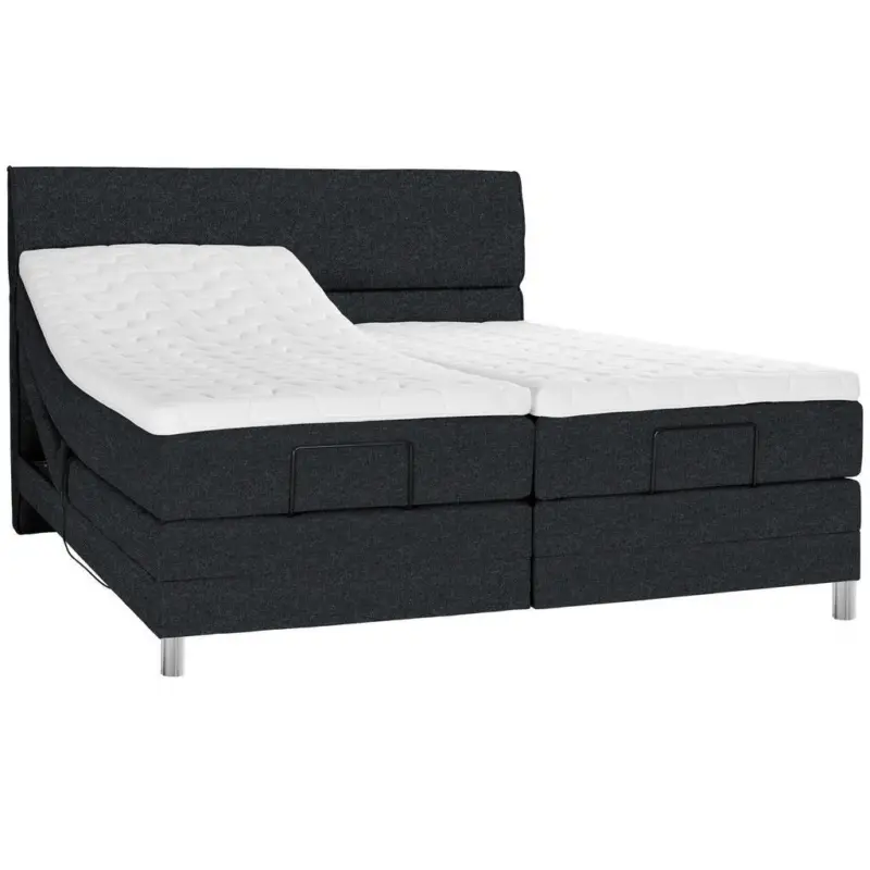 Boxspringbett 180/200 cm in Anthrazit