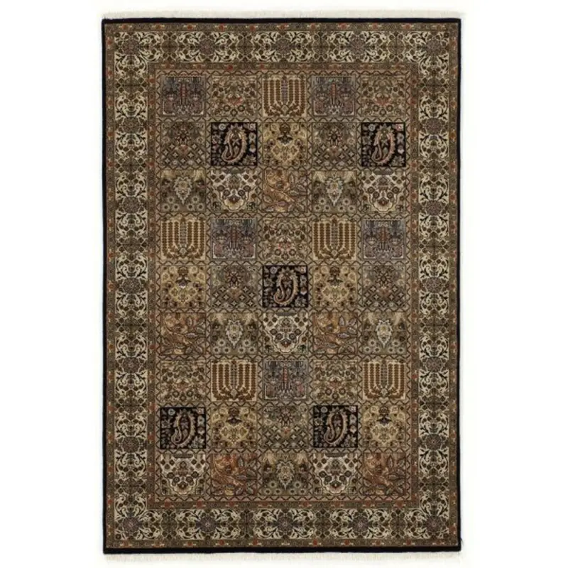 Orientteppich 150/210 cm Vasuki Bakhtyari Blau, Beige