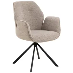 Armlehnstuhl Sitzfl&auml;che 360&deg; drehbar Webstoff