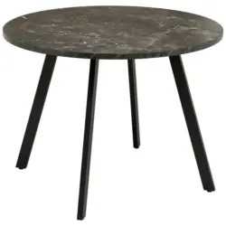 Esstisch in Metall, Holzwerkstoff 100/100/76 cm