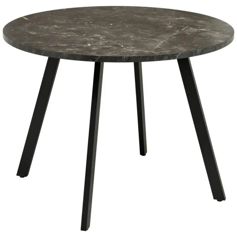 Esstisch in Metall, Holzwerkstoff 100/100/76 cm