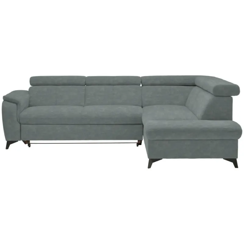 Ecksofa Prag in Mikrofaser Grau