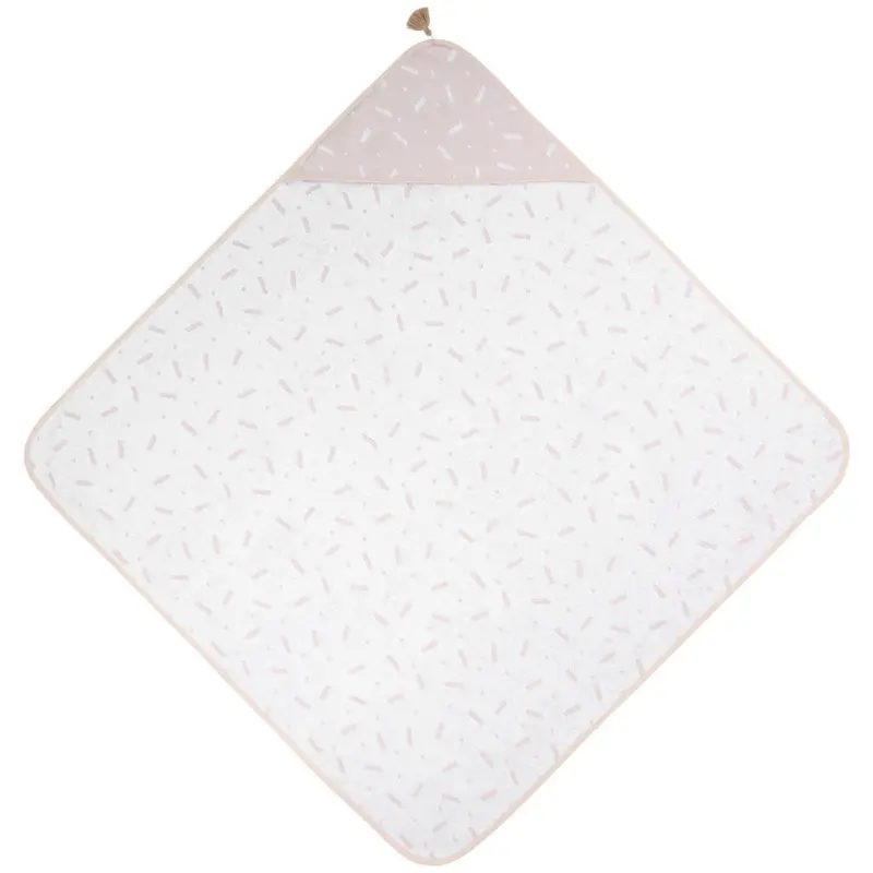 Kapuzenbadetuch Confetti 100/100 cm