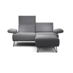 2-Sitzer-Sofa Cosy in Chenille Anthrazit