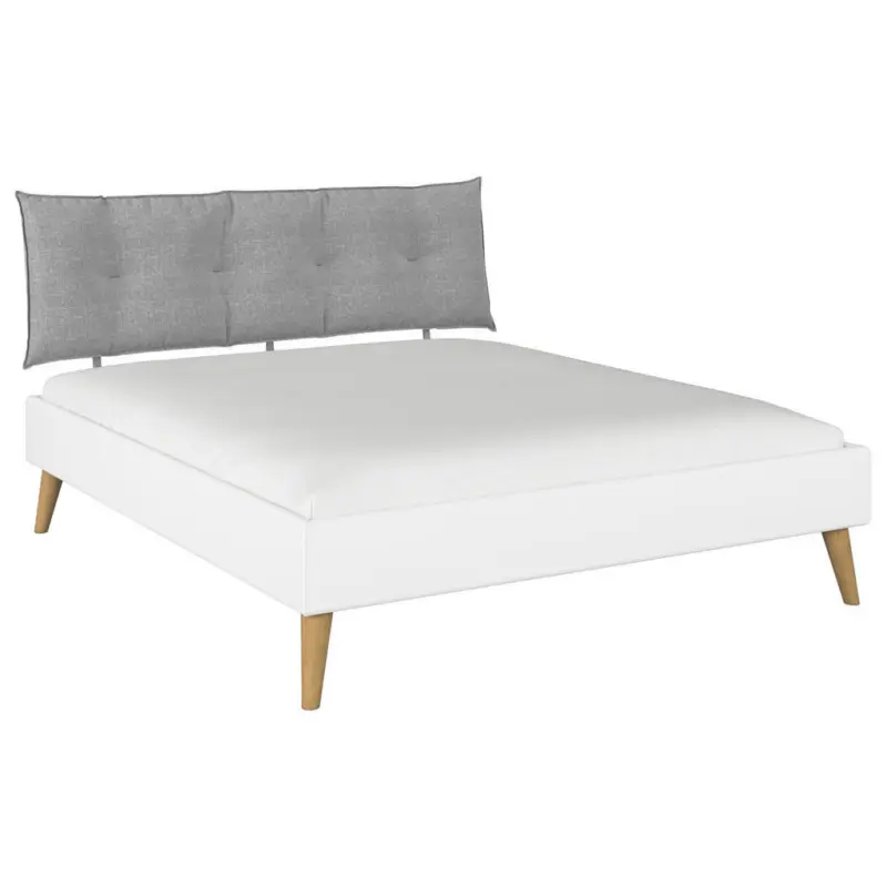 Bett 180/200 cm in Wei&szlig;