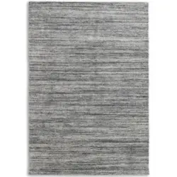 Handwebteppich 70/140 cm Elara Anthrazit