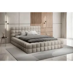 Polsterbett Lattenrost Taupe 160/200 cm