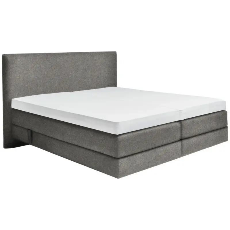 Boxspringbett 200/200 cm in Taupe