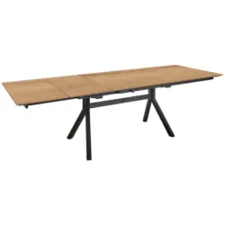 Esstisch in Metall, Holzwerkstoff 160-260/95/76 cm