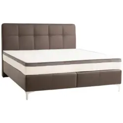Boxspringbett 200/200 cm in Braun