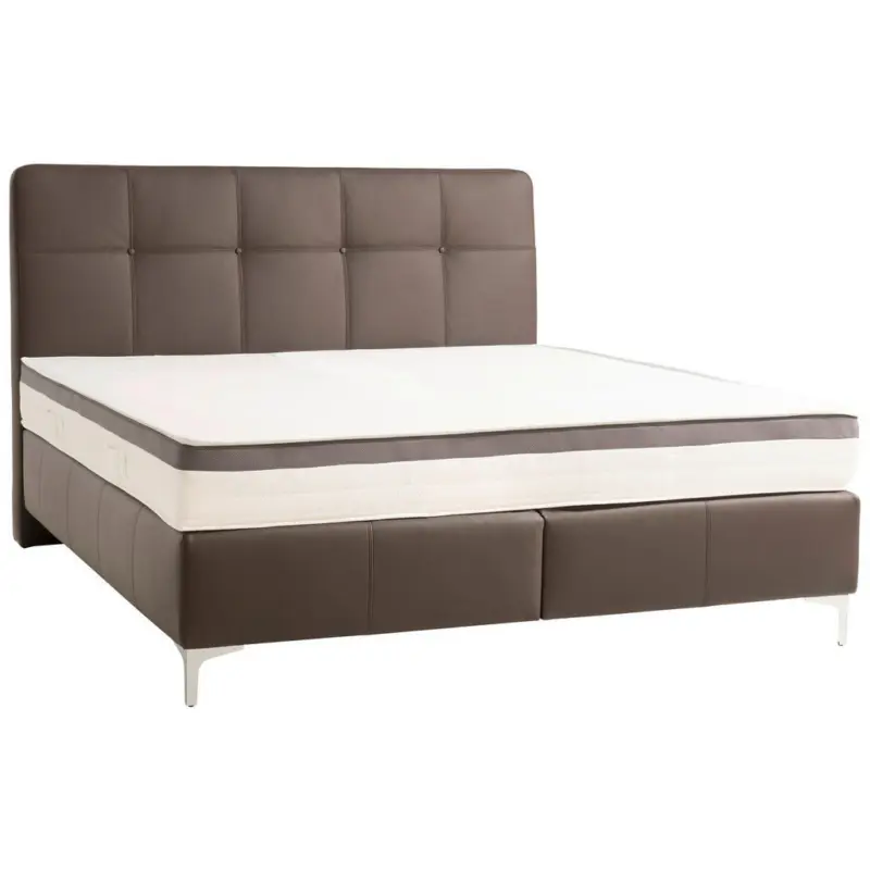Boxspringbett 200/200 cm in Braun