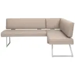 XXXLutz Lauterach - Ihr M&ouml;belhaus bei Bregenz Eckbank 173/137 cm in Edelstahlfarben, Greige