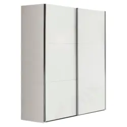 Schwebet&uuml;renschrank in Wei&szlig;