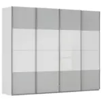 XXXLutz Lauterach - Ihr M&ouml;belhaus bei Bregenz Schwebet&uuml;renschrank in Wei&szlig;, Seidengrau