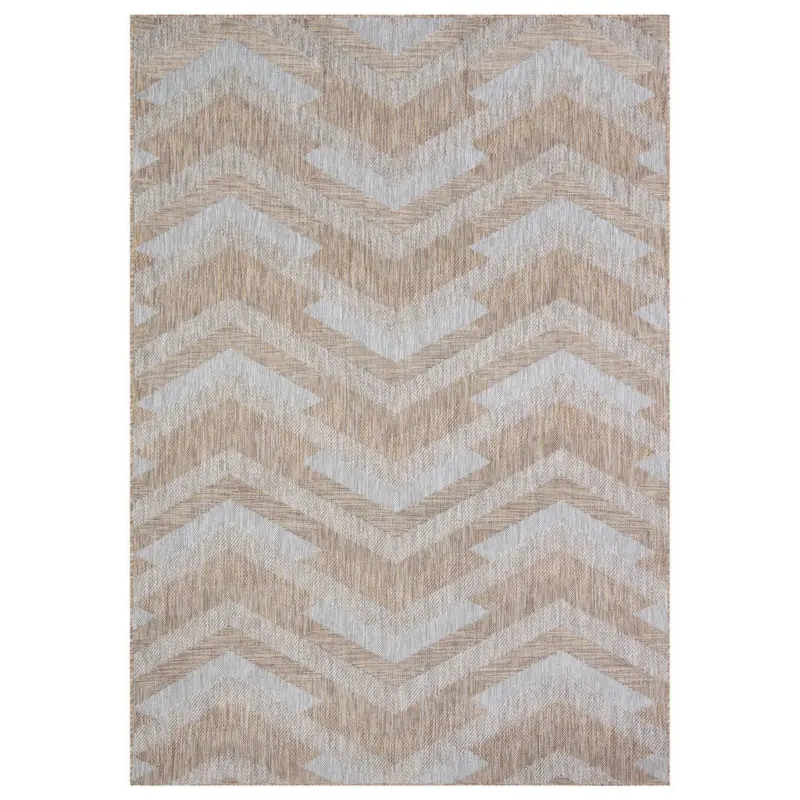 Outdoorteppich 120/170 cm Melissa Braun, Grau