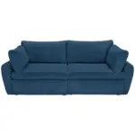 XXXLutz Lauterach - Ihr M&ouml;belhaus bei Bregenz Schlafsofa in Cord, Pl&uuml;sch Blau