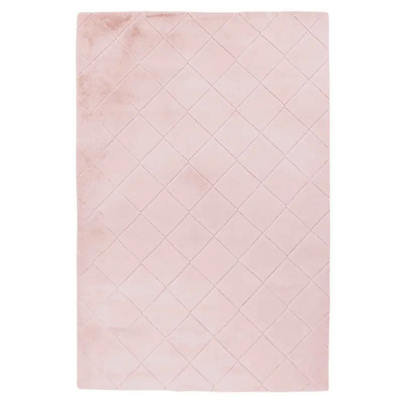 Hochflorteppich 80/150 cm Rosa