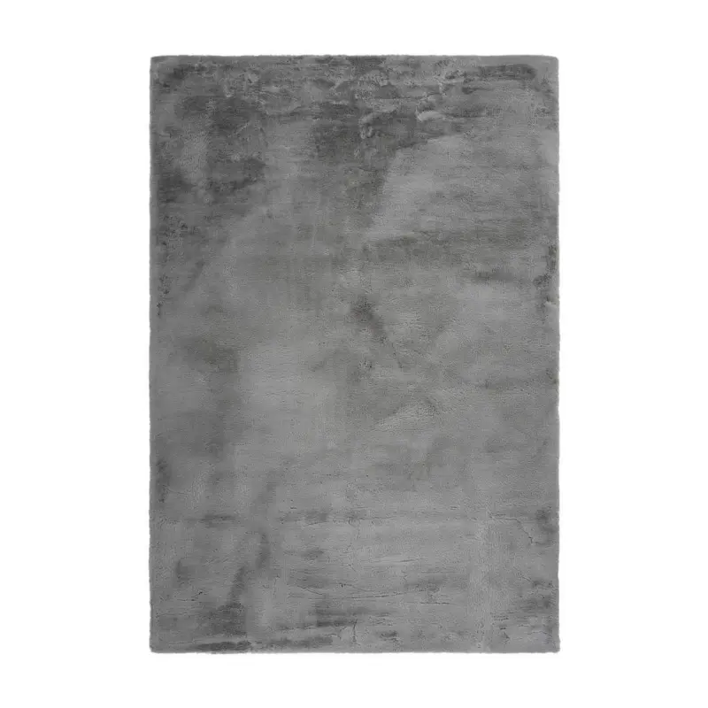 Hochflorteppich 60/110 cm Grau