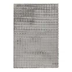 Hochflorteppich 80/150 cm My Aspen Silberfarben