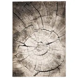 Webteppich 133/200 cm Wild Oak Anthrazit, Grau, Dunkelgrau