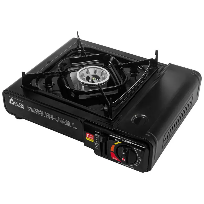 Camping Gaskocher Schwarz