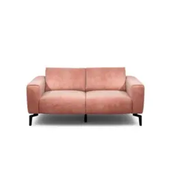 2-Sitzer-Sofa Cosy in Samt Rosa