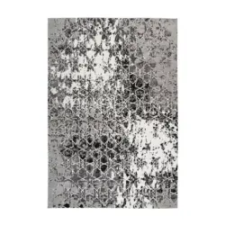 Flachwebeteppich 80/150 cm Iglesia 100 Grau Grau