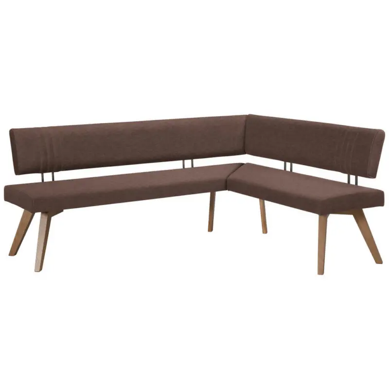 Eckbank 200/170 cm in Hellbraun, Wildeiche