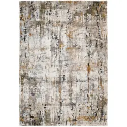 Webteppich 200/290 cm Moonlit Creme, Gr&uuml;n, Goldfarben