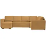 XXXLutz Lauterach - Ihr M&ouml;belhaus bei Bregenz Wohnlandschaft in Cord, Velours Currygelb