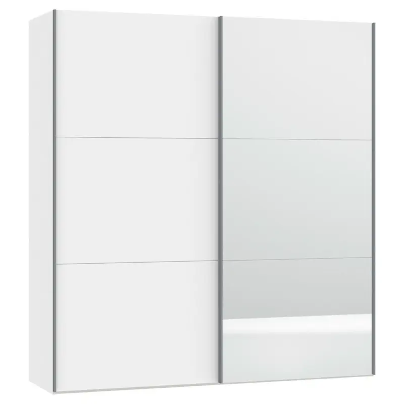 Schwebet&uuml;renschrank in Wei&szlig;