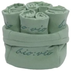 Seiftuchset 30/30 cm Bonita Mintgr&uuml;n 4-teilig