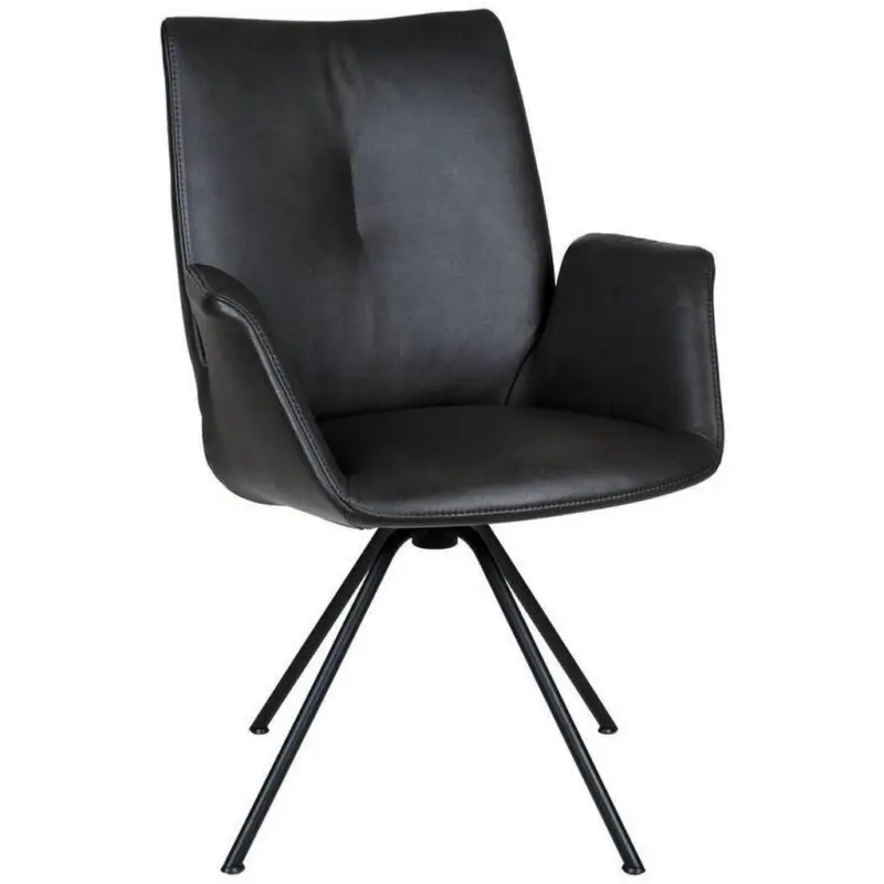 Armlehnstuhl Lederauswahl, Typenauswahl, Sitzfl&auml;che 360&deg; drehbar Echtleder