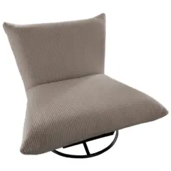 Relaxsessel in Textil Graubraun