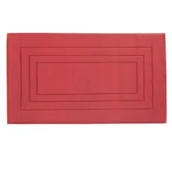 Badematte Dunkelrot 67/120 cm