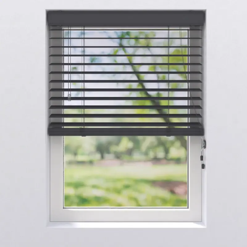 Jalousie 50mm in Holzoptik