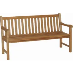 Gartenbank 160/91/65,5 cm in Naturfarben