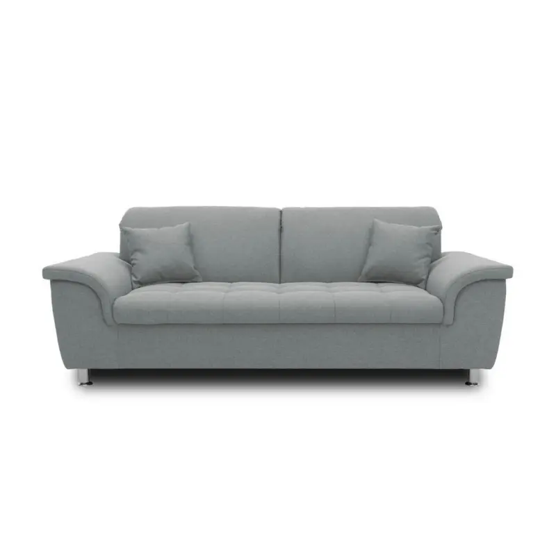2-Sitzer-Sofa in Webstoff Grau