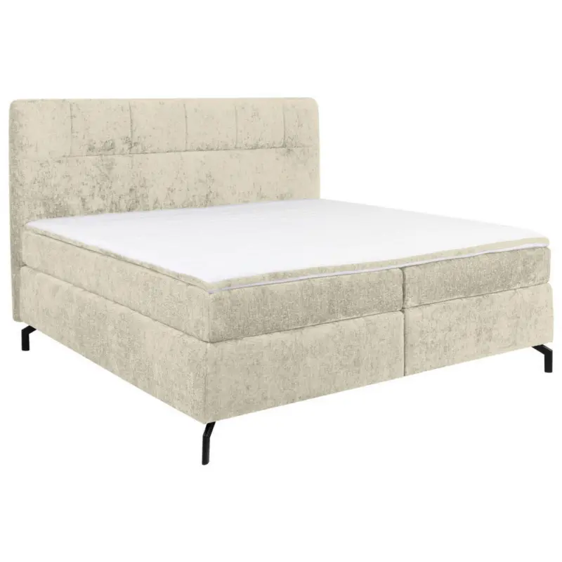 Boxspringbett 160/200 cm in Champagner
