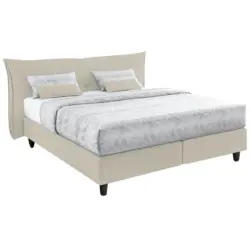 Boxspringbett 160/200 cm in Beige