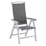 XXXLutz Lauterach - Ihr M&ouml;belhaus bei Bregenz Gartenklappsessel in Metall, Textil Graphitfarben, Silberfarben