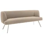 XXXLutz Lauterach - Ihr M&ouml;belhaus bei Bregenz Sitzbank 180/87/64 cm in Edelstahlfarben, Sandfarben