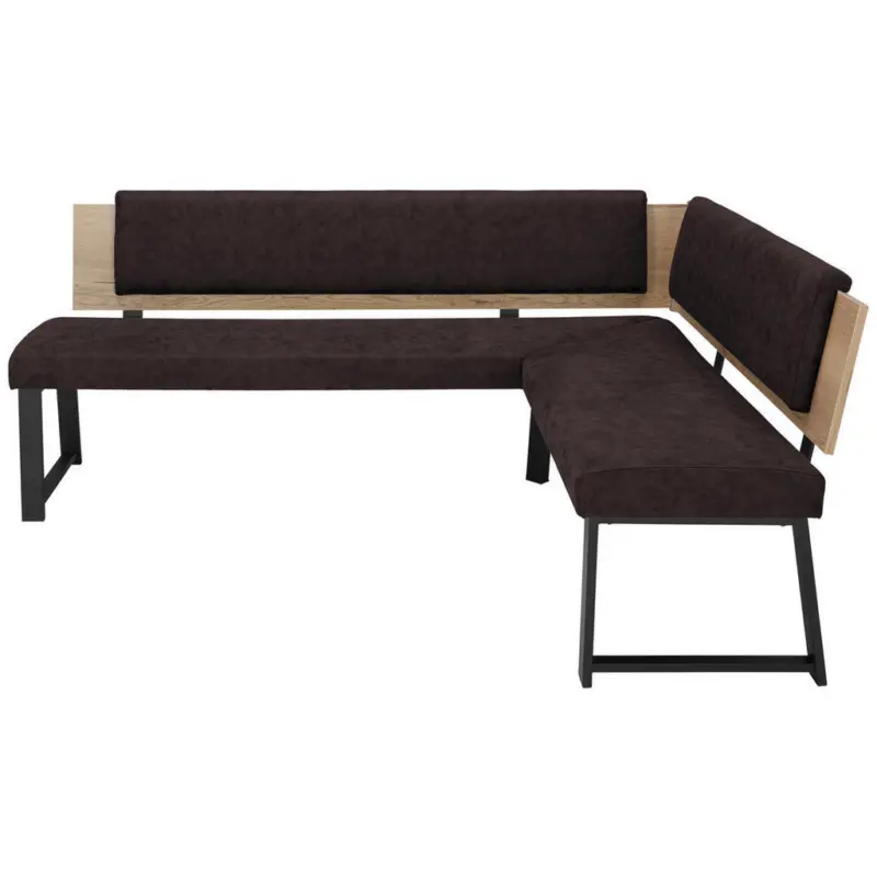 Eckbank 190/170 cm in Dunkelbraun