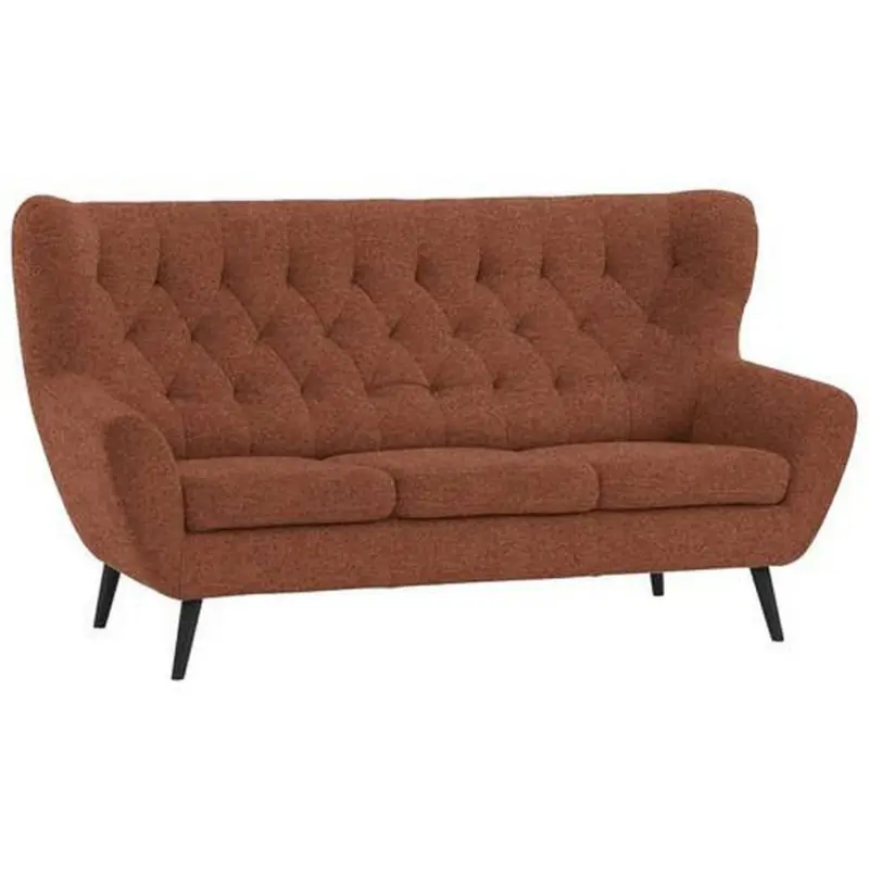 3-Sitzer-Sofa Skagen in Webstoff Rostfarben