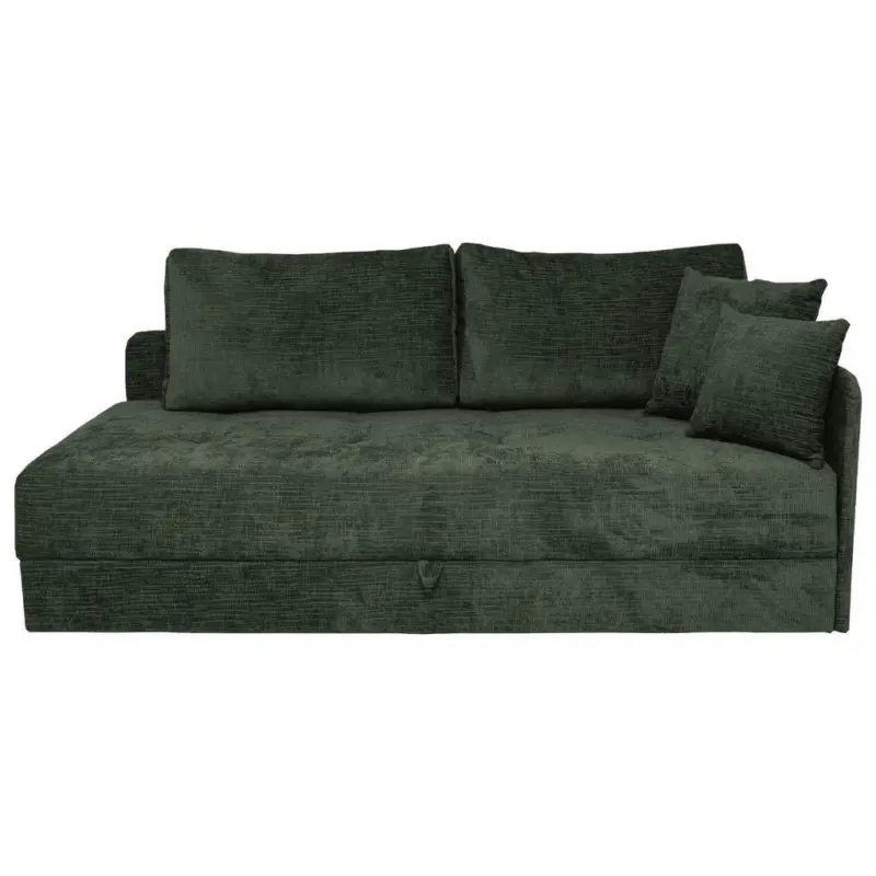 Liege in Velours Gr&uuml;n